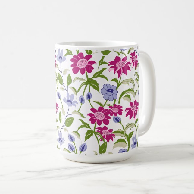 Caneca De Café Flores de primavera (Frente Esquerda)