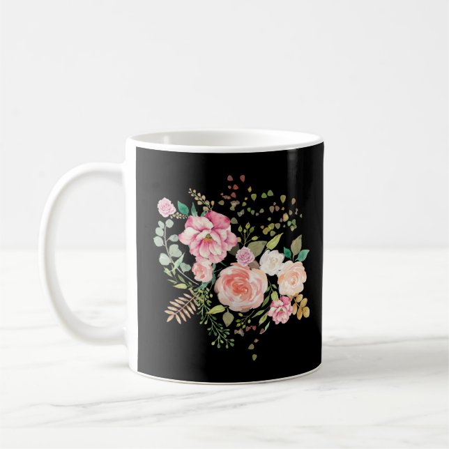 Caneca De Café flores de primavera (Esquerda)