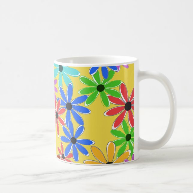Caneca De Café Flores de primavera (Direita)
