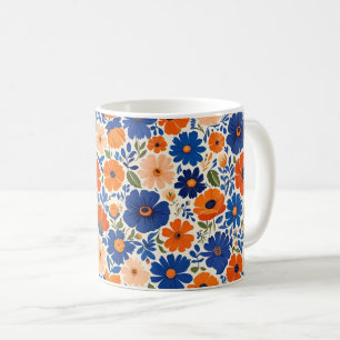 Caneca De Café Flores de primavera. Anemonas