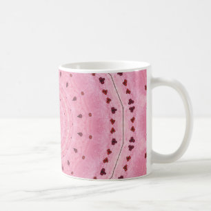 Caneca De Café Flores de primavera Caleidoscópio