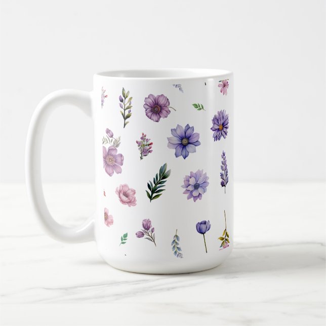 Caneca De Café Flores de primavera, cascata de caserna (Esquerda)
