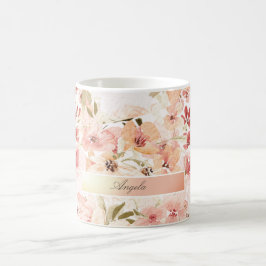 Caneca De Café Flores de Primavera em Flor