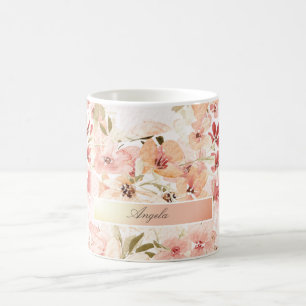 Caneca De Café Flores de Primavera em Flor