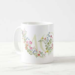 Caneca De Café Flores de Primavera Lindas MOM para SER baby showe