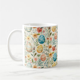 Caneca De Café Flores de Primavera Páscoa 2
