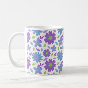 Caneca De Café Flores de Verão