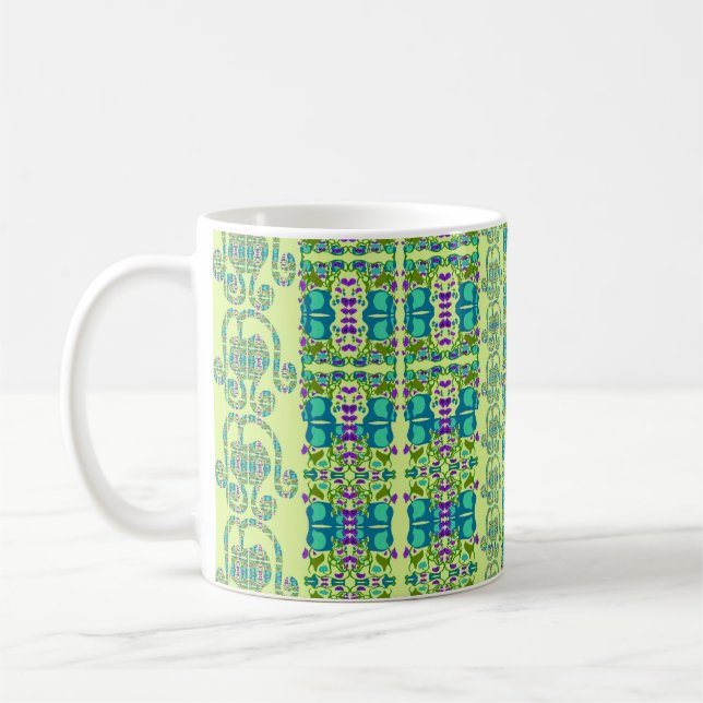 Caneca De Café Flores Diversas em Formato de Cálice (Esquerda)