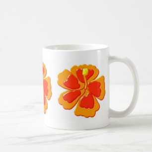 Caneca De Café flores do hibiscus