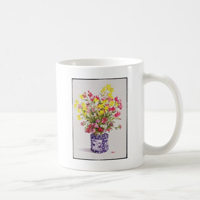 Caneca De Café Flores em um frasco chinês (Direita)