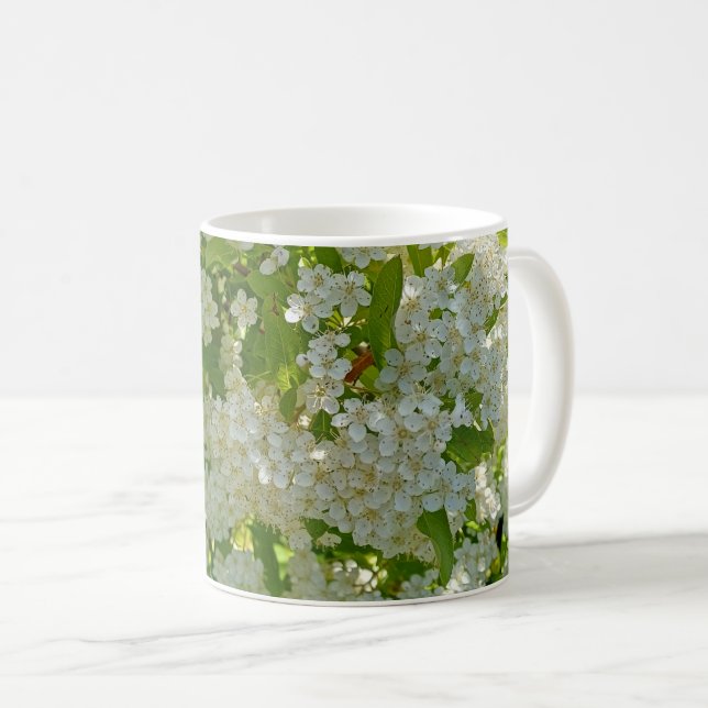Caneca De Café Flores em um jardim inglês (Frente Esquerda)