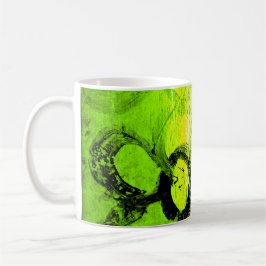Caneca de café Flores Infantil por Duvall (em verd
