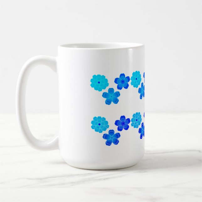 Caneca De Café Flores lindas, flores (Esquerda)