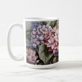 Caneca De Café Flores Mistas - Flores Clássicas De Pastel