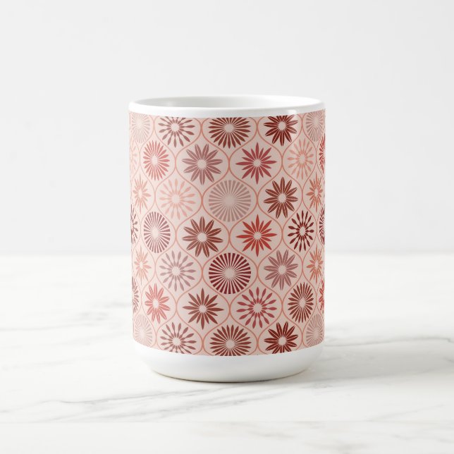 Caneca De Café Flores Ogee Boho (Centro)