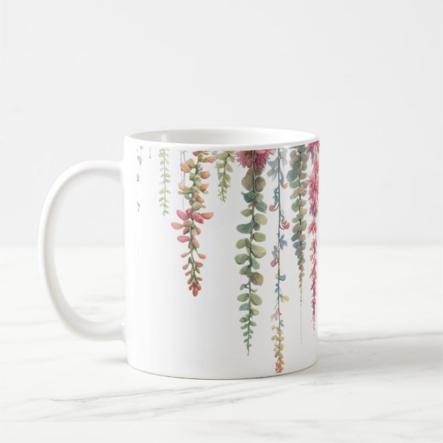 Caneca De Café Flores penduradas (Esquerda)