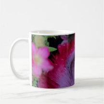 Flores Petais Picadas e Pequenas Rosa