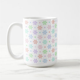 Caneca De Café Flores, Pontos e Faíscas