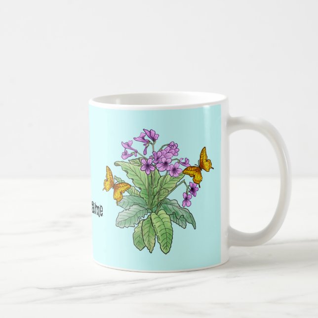 Caneca De Café Flores primrose (Direita)