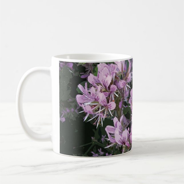 Caneca De Café Flores rosa (Esquerda)
