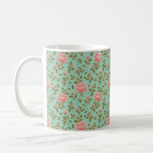 Caneca De Café Flores Rosa Rosa Rosa Cor-de-Rosa Rosa Rosa-Rosa-C