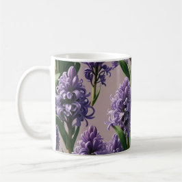 Caneca De Café Flores roxas de Hyacinth Holandesas