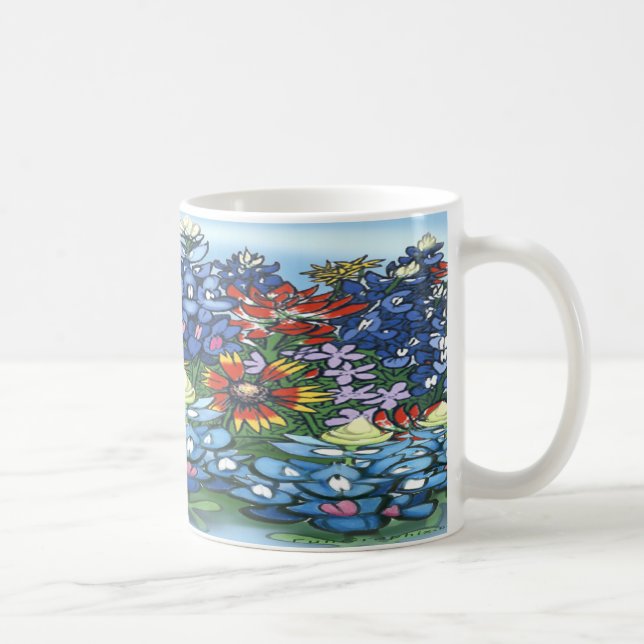 Caneca De Café Flores selvagens (Direita)