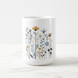 Caneca De Café Flores selvagens