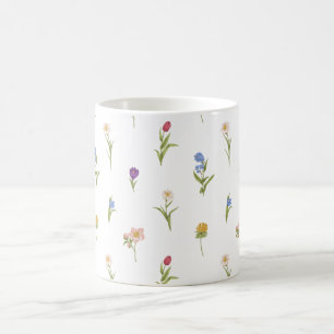 Caneca De Café Flores selvagens