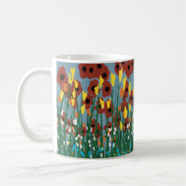 Caneca De Café Flores selvagens