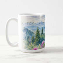 Flores Selvagens da Montanha em Aquarela e Serenid