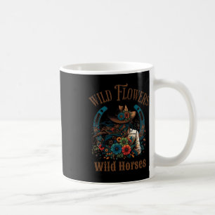 Caneca De Café Flores Selvagens de Cowgirl dos Sundes Meridionais