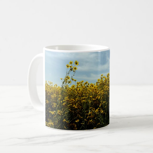 Caneca De Café Flores silvestres (Frente Esquerda)
