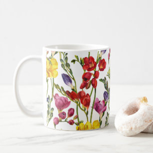 Caneca De Café Flores Silvestres Floral, Jardim Botânico, Gif Col