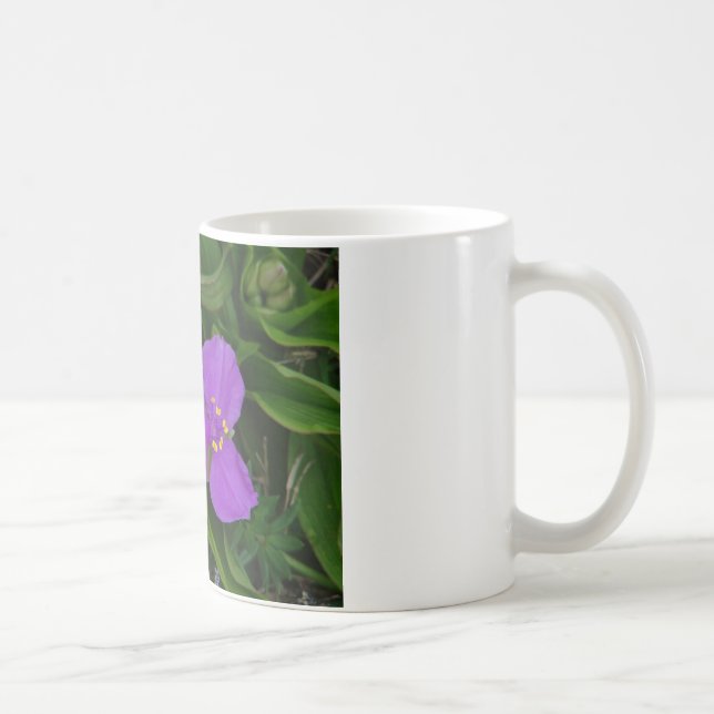 Caneca De Café Flores Silvestres Fuchsia Spiderwort Presentes de  (Direita)