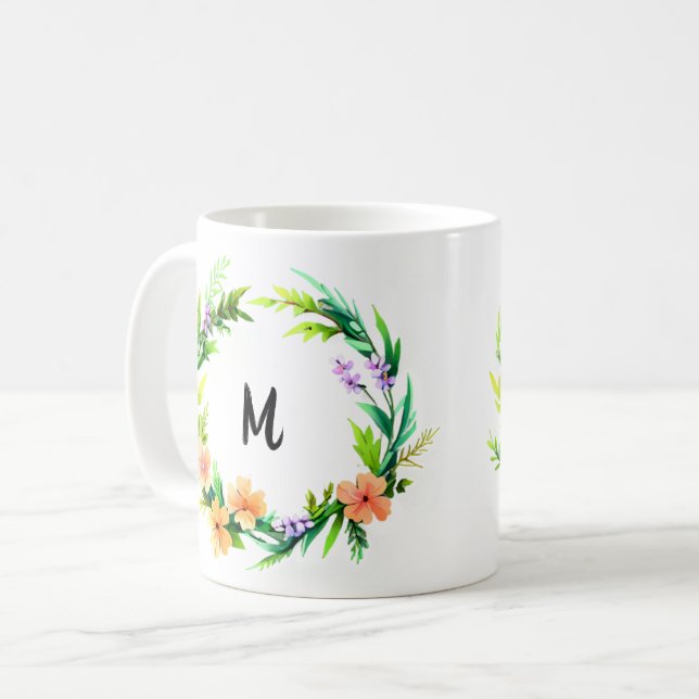 Caneca De Café Flores silvestres Throw Pillowh (Frente Esquerda)