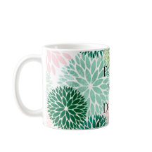 Flores Verdes na moda Quadradas