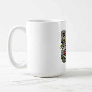 Caneca De Café Florescer Concreto Flor Silvestre Tipografia Saúde