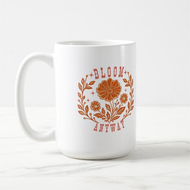 Caneca De Café Florescer de Qualquer Jeito (Esquerda)