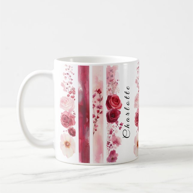 Caneca De Café FloresSelvagens PersonalizadasMug (Esquerda)