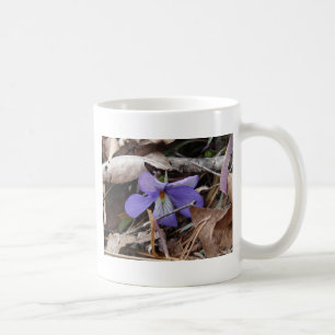Caneca De Café FloresSilvestres Violeta Pata de Pássaro Hot Sprin