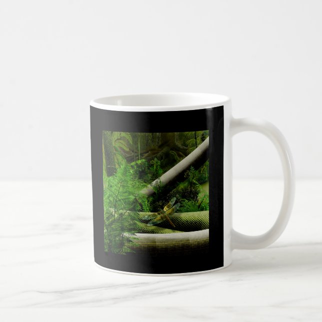 Caneca De Café floresta carbonífera antiga (Direita)