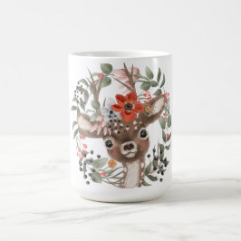 Caneca De Café Floresta Cuties - cervo doce