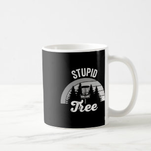 Caneca De Café Floresta de Disc Golf da Árvore Estúpida