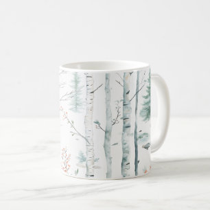 Caneca De Café Floresta de inverno