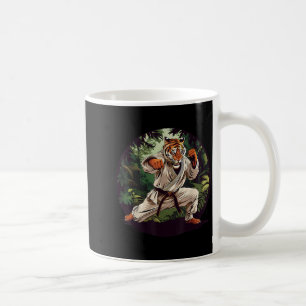 Caneca De Café Floresta do Tigre de Judo Judô Taekwondo Kickboxin