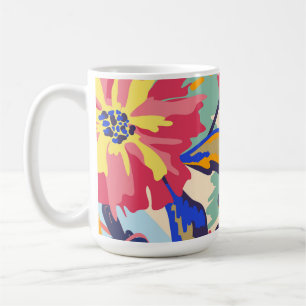 Caneca De Café Floresta e rosas