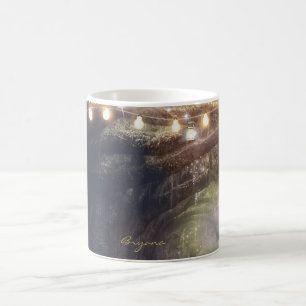 Caneca De Café Floresta Encantada & Luzes de Rustic Woods