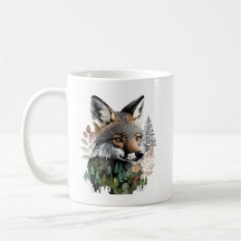 Caneca De Café Floresta Fox Mug