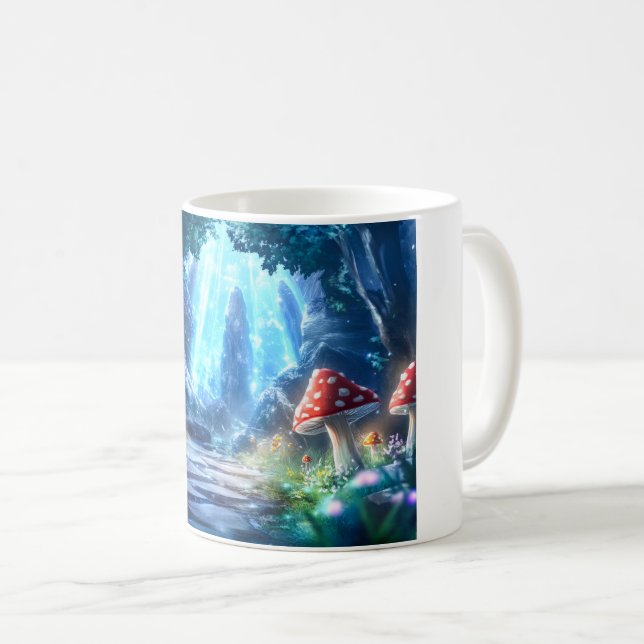 Caneca De Café Floresta Mushroom (Frente Esquerda)
